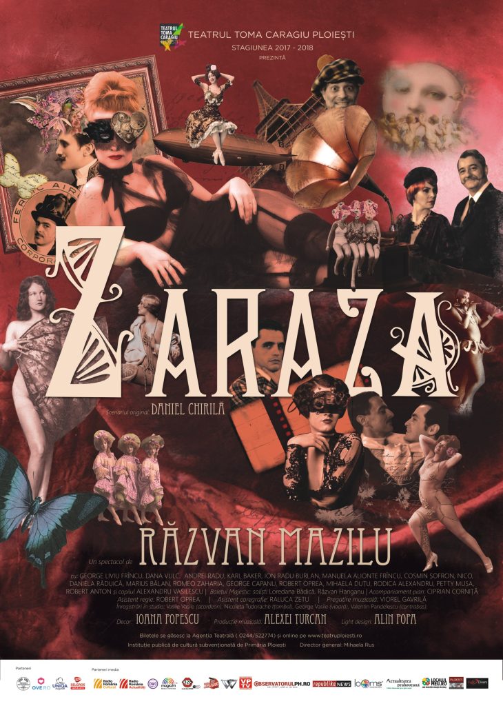 Spectacolul Zaraza, pe scena Teatrului Odeon
