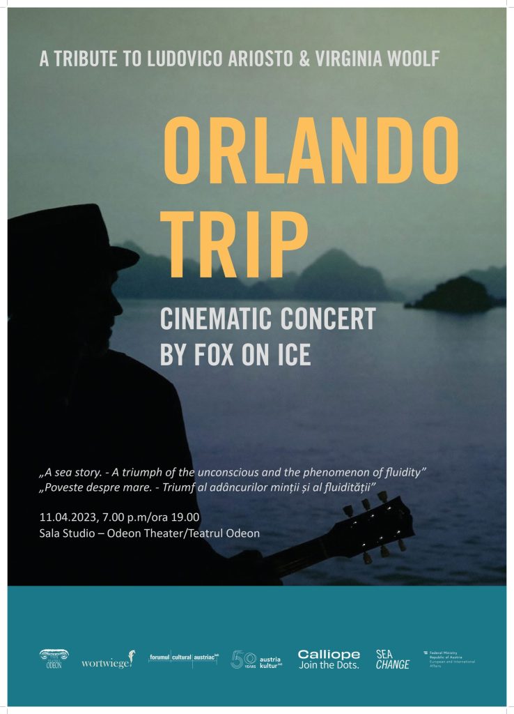Călătorii și transformări într-un performance de poezie și muzică la Teatrul Odeon, pe 11 aprilie, de la ora 19.30, la sala STUDIO. O poveste despre mare; un triumf al adâncurilor minții umane și al fluidității. Pornind pe urmele unui personaj istoric și literar legendar, scriitoarea și performera Anna Luca Poloni alături de muzicianul și