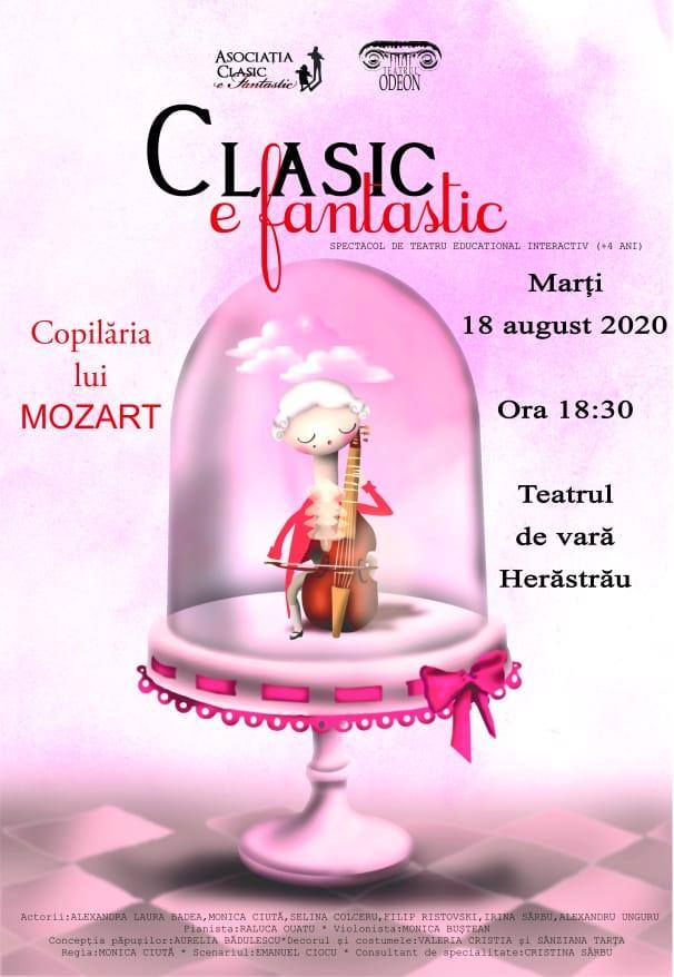 Clasic e fantastic – Copilăria lui Mozart @Stagiunea estivală a Teatrului Odeon @Herăstrău