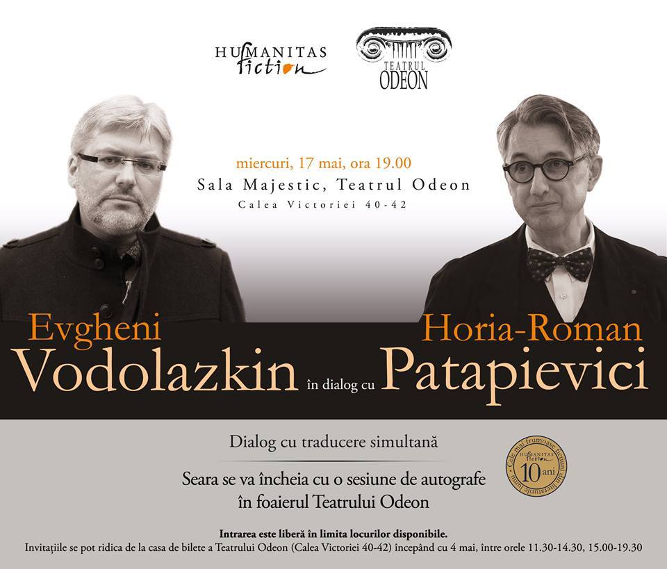 Horia-Roman Patapievici în dialog cu Evgheni Vodolazkin