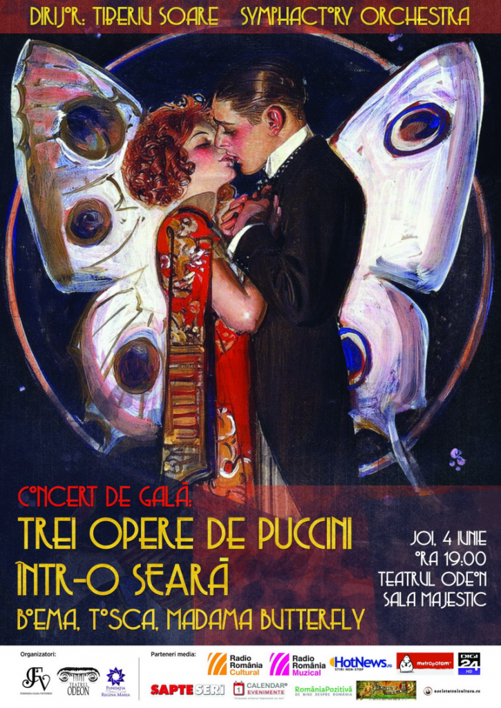 Concert de Gală Trei opere de Puccini într-o seară
