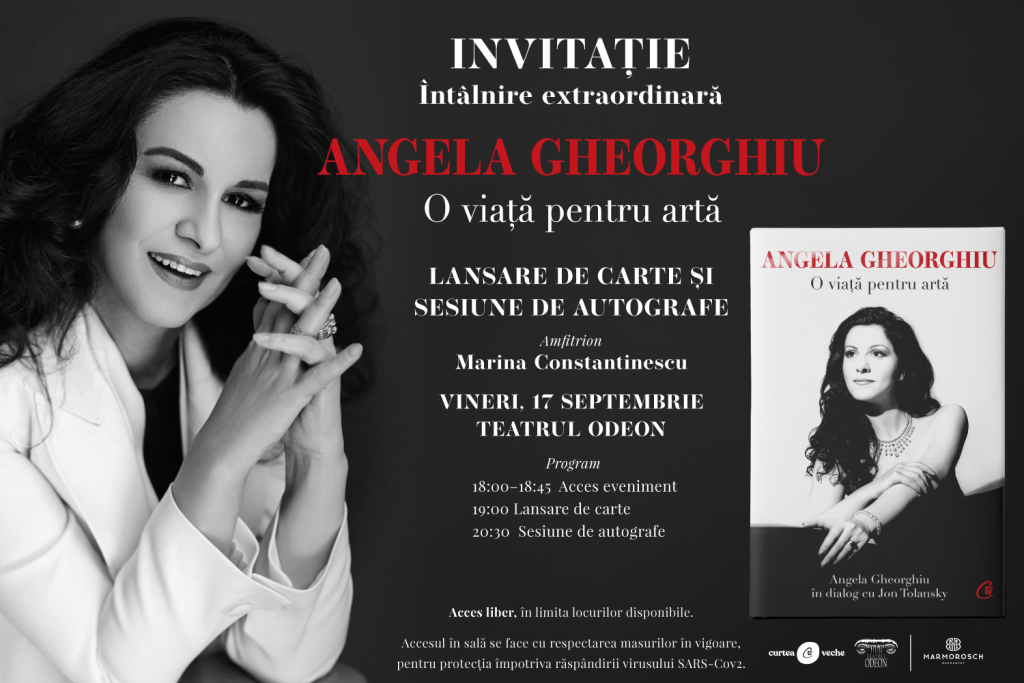 Întâlnire extraordinară cu Angela Gheorghiu. O viață pentru artă.
