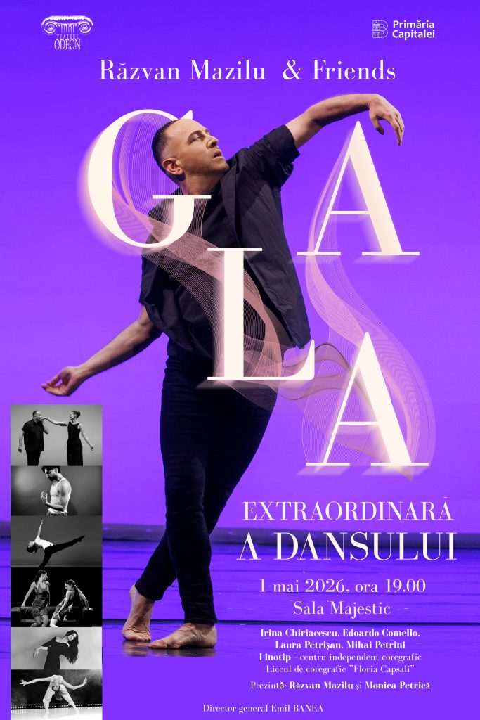 Teatrul Odeon sărbătorește Ziua Internațională a Dansului, celebrată anual la data de 29 aprilie, fiind o iniţiativă a Comitetului de Dans al Institutului Internaţional de Teatru din cadrul UNESCO.